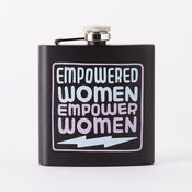 Punky Pins Empowered Women Hip Flask