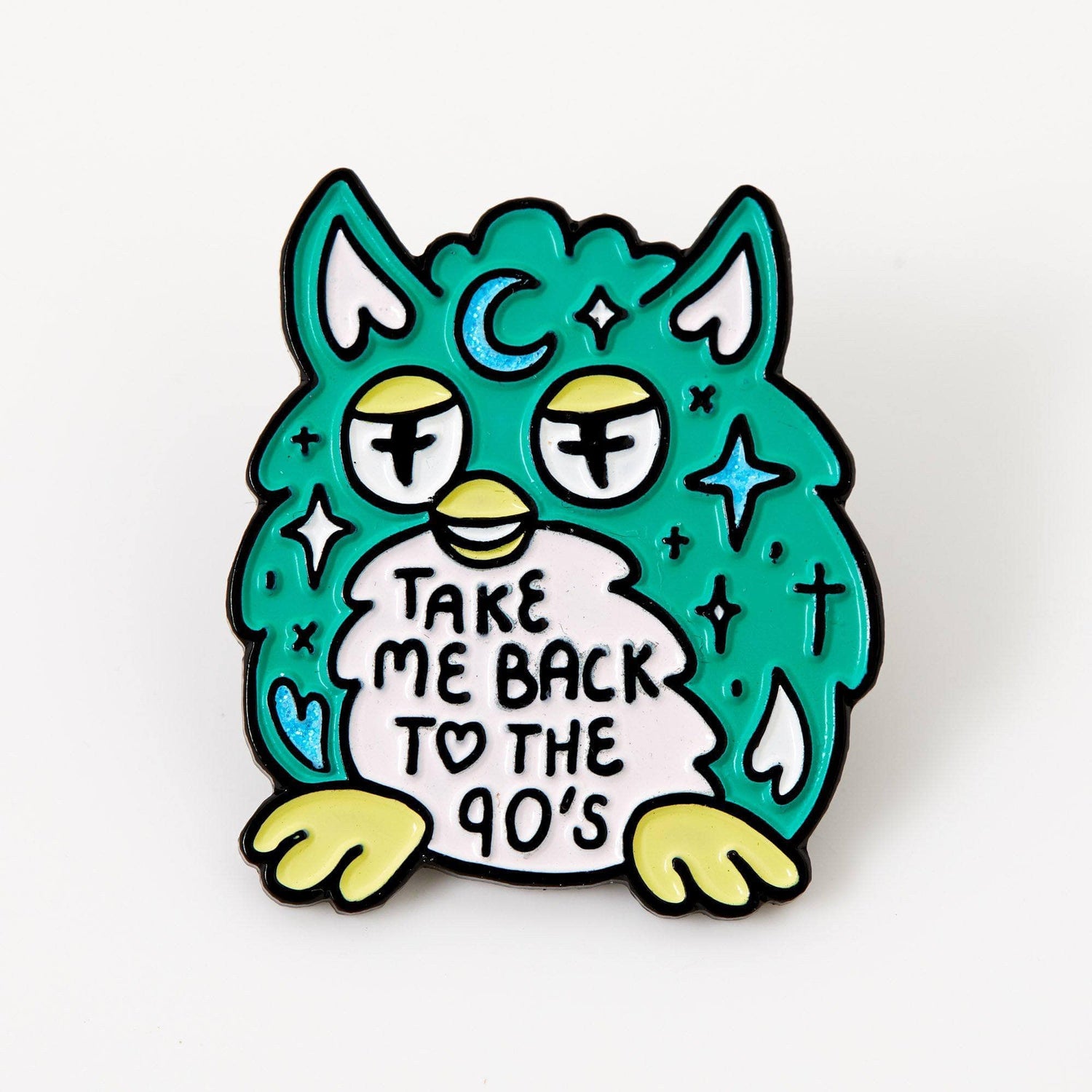 Punky Pins Evil Nostalgic Furby Enamel Pin