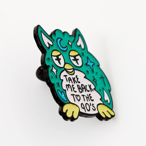 Punky Pins Evil Nostalgic Furby Enamel Pin