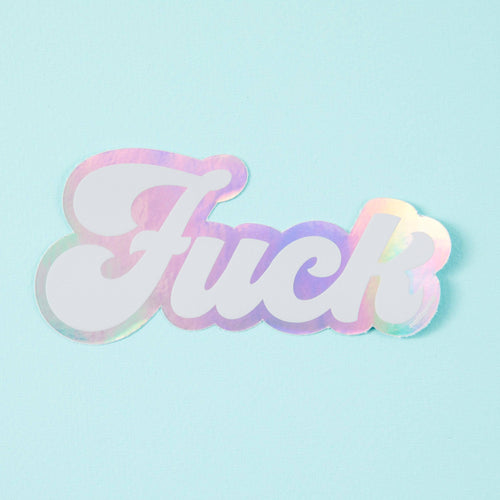 Punky Pins F*ck Holographic Sticker