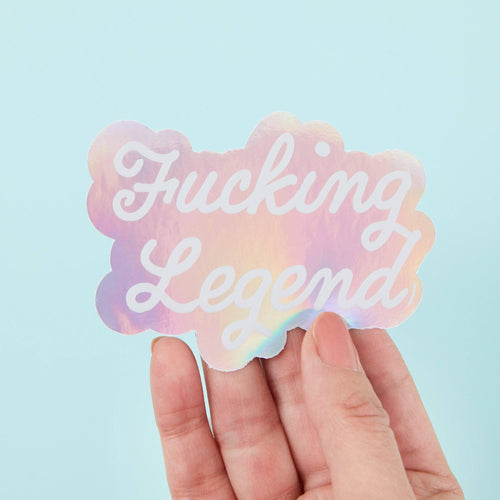 F*cking Legend Holographic Sticker