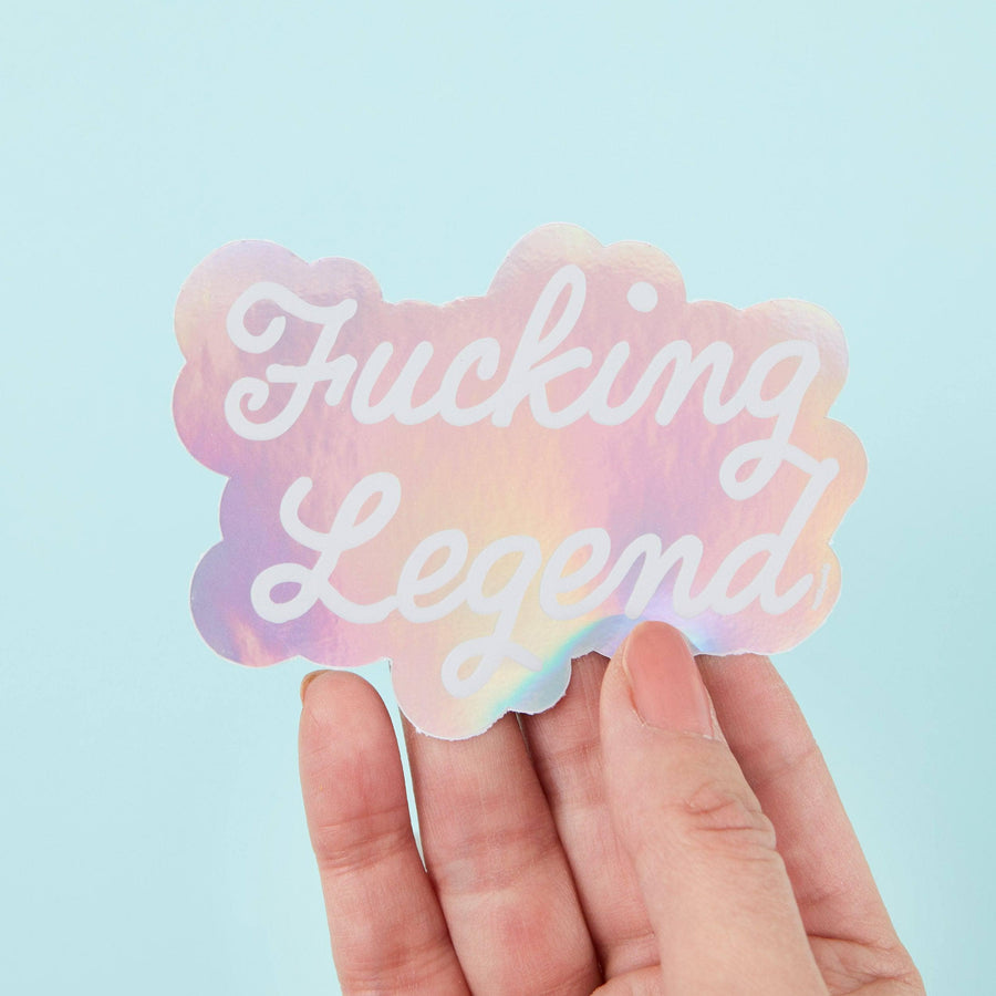 Punky Pins F*cking Legend Holographic Sticker