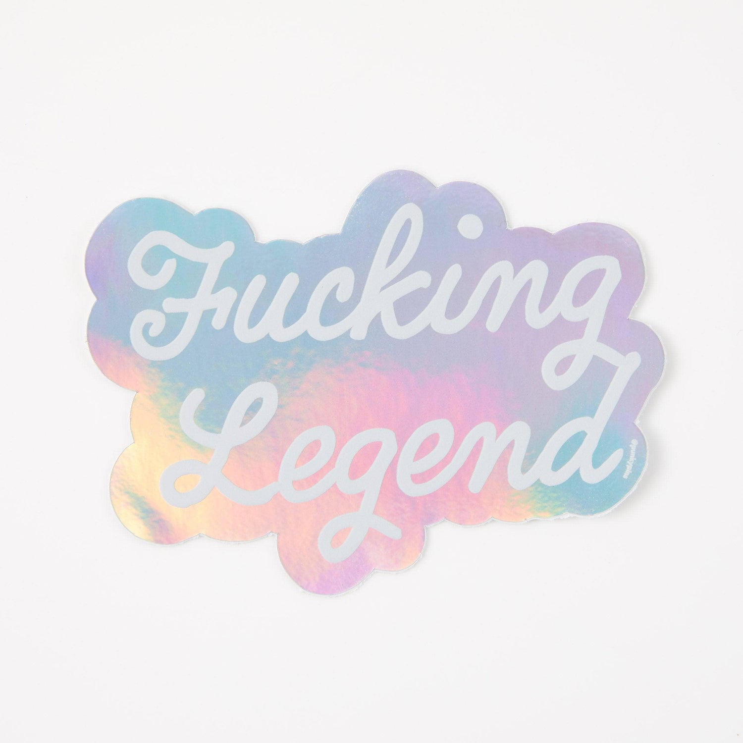 Punky Pins F*cking Legend Holographic Sticker