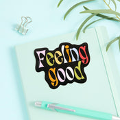 Punky Pins Feeling Good Vinyl Sticker