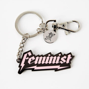 Feminist Enamel Keyring
