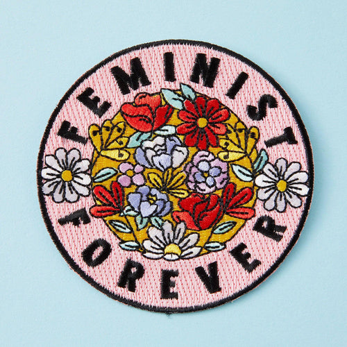 Punky Pins Feminist Forever Embroidered Iron On Patch