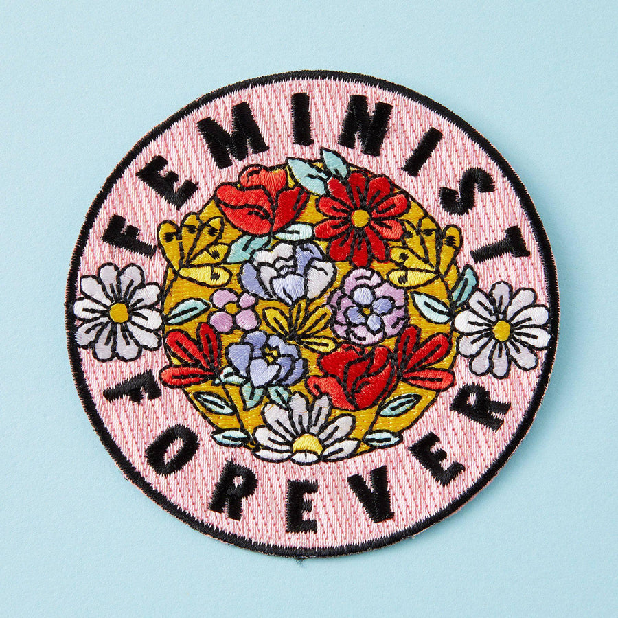 Punky Pins Feminist Forever Embroidered Iron On Patch