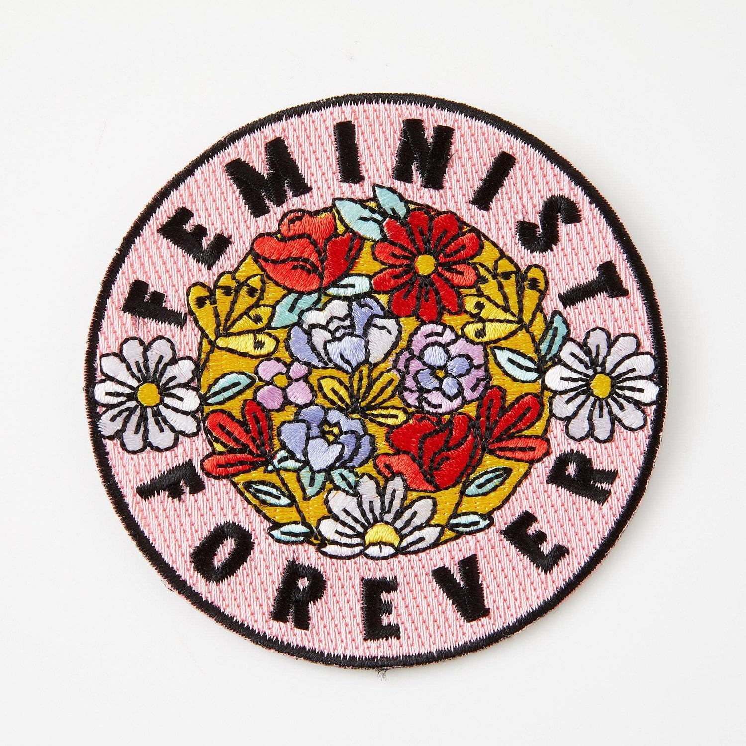 Punky Pins Feminist Forever Embroidered Iron On Patch