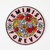 Punky Pins Feminist Forever Embroidered Iron On Patch