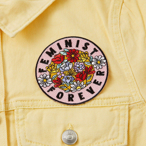 Feminist Forever Embroidered Iron On Patch