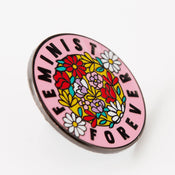 Punky Pins Feminist Forever Enamel Pin