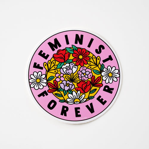 Punky Pins Feminist Forever Vinyl Sticker