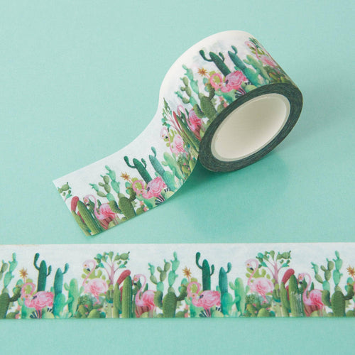 Flamingo Flash Washi Tape