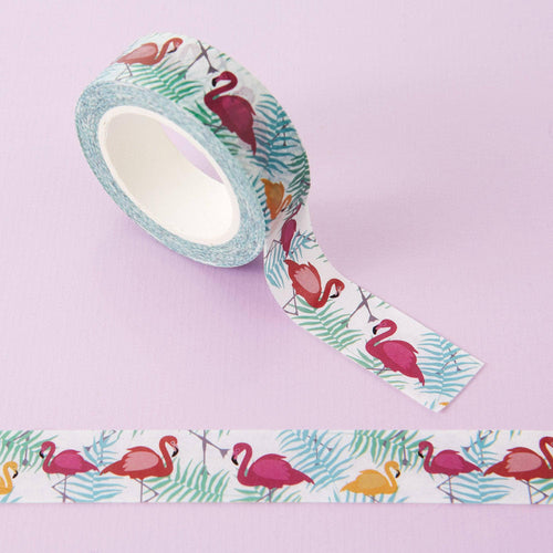 Flamingo Print Washi Tape