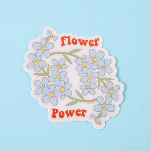 Flower Power Vinyl Sticker