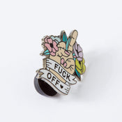 Punky Pins Fuck Off Enamel Pin