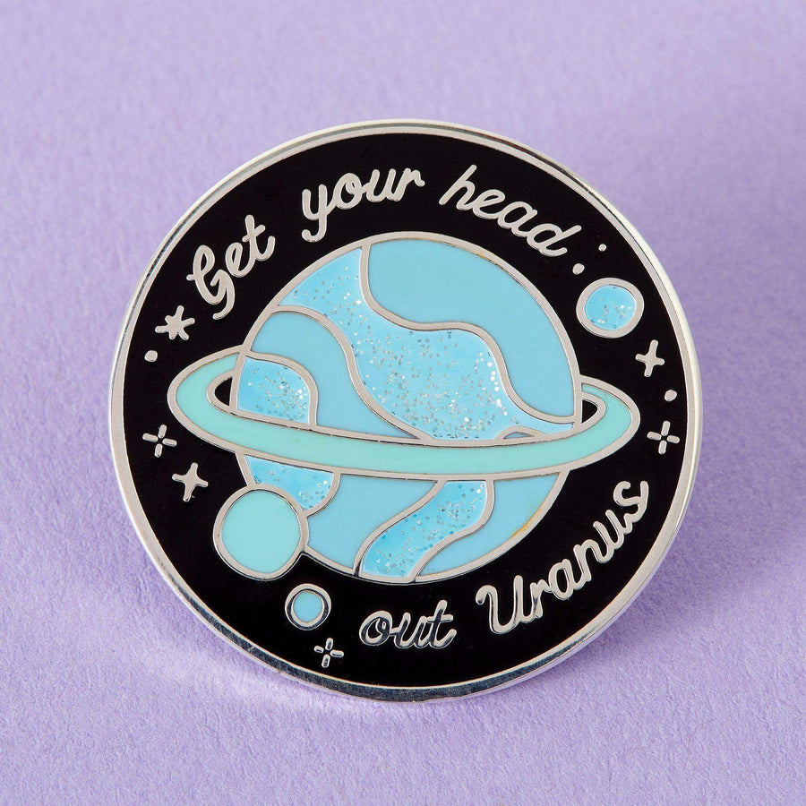 Punky Pins Get Your Head Out of Uranus Enamel Pin