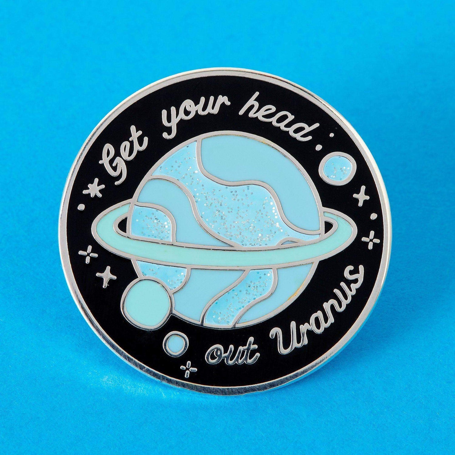 Punky Pins Get Your Head Out of Uranus Enamel Pin