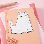 Punky Pins Ghost Cat Vinyl Sticker