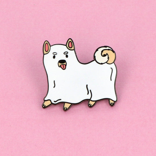 Ghost Dog Enamel Pin