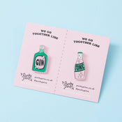 Punky Pins Gin & Tonic Acrylic Pin Pair