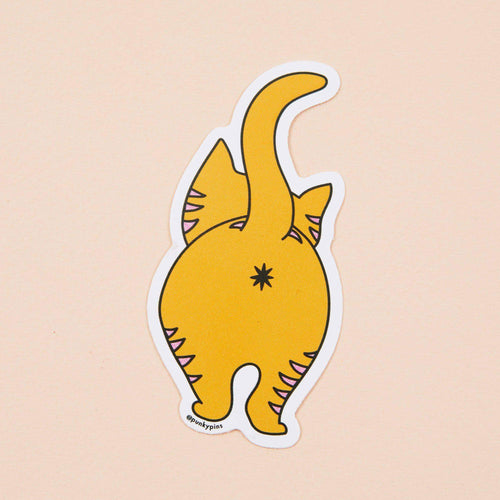 Ginger Cat Vinyl Sticker