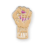 Punky Pins Girls Can Enamel Pin