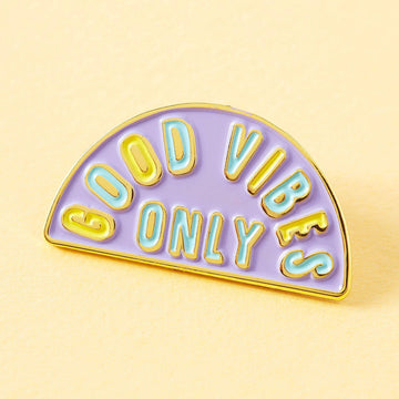 Punky Pins Good Vibes Only Enamel Pin