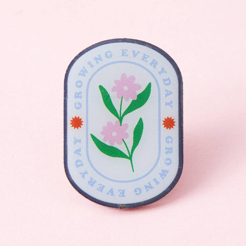 Growing Everyday Eco Metal Pin