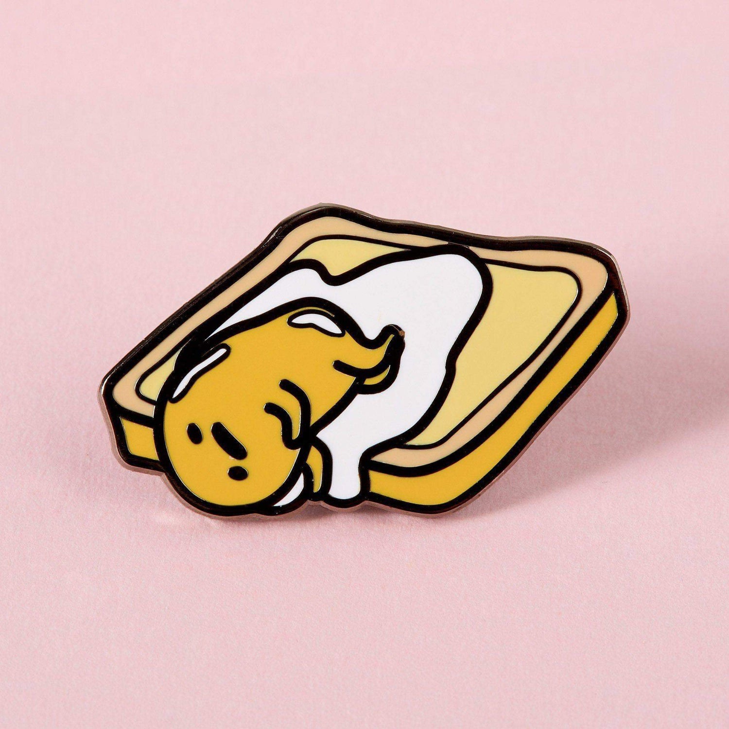 Punky Pins Gudetama On Toast Enamel Pin