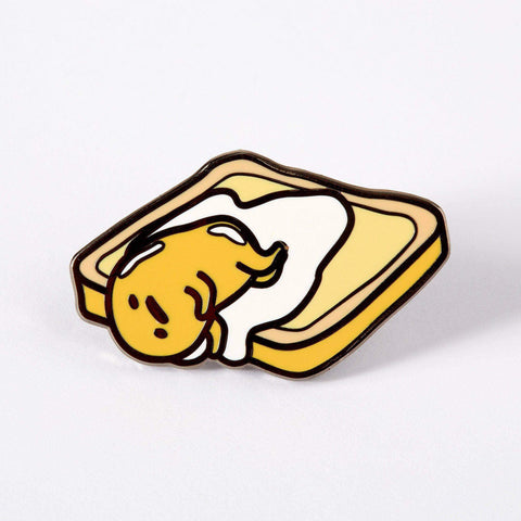 Punky Pins Gudetama On Toast Enamel Pin