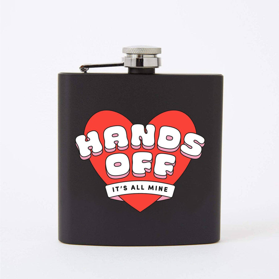 Punky Pins Hands off It's all mine Hip Flask