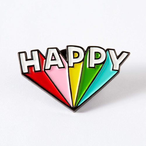 Punky Pins Happy Soft Enamel Pin