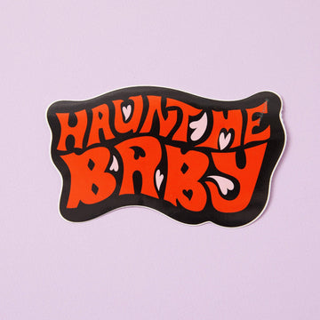 Punky Pins Haunt Me Baby Vinyl Sticker