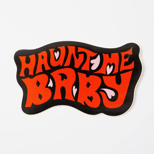 Punky Pins Haunt Me Baby Vinyl Sticker