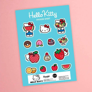 Hello Kitty Foods Sweetness Sticker Sheet