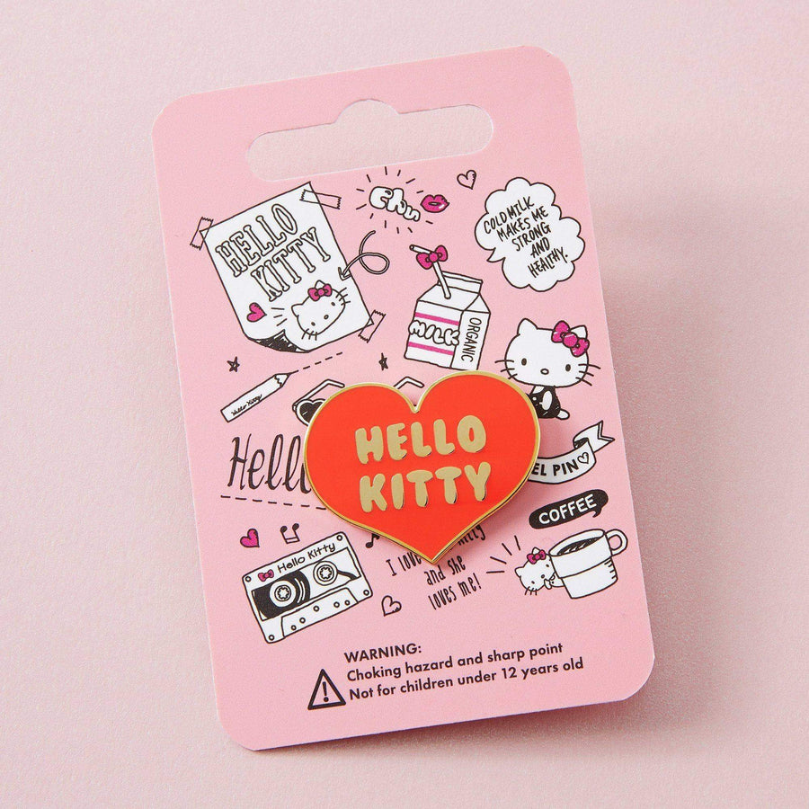 Hello Kitty Heart Enamel Pin