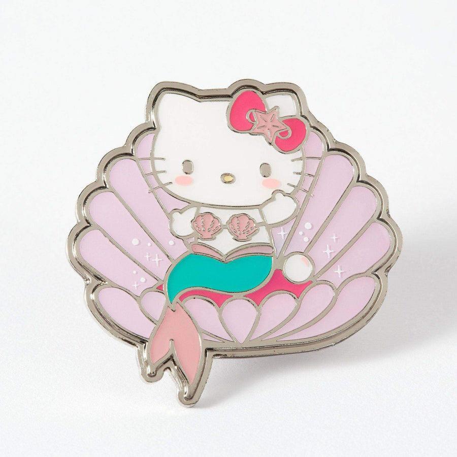 Punky Pins Hello Kitty Mermaid Clam Enamel Pin