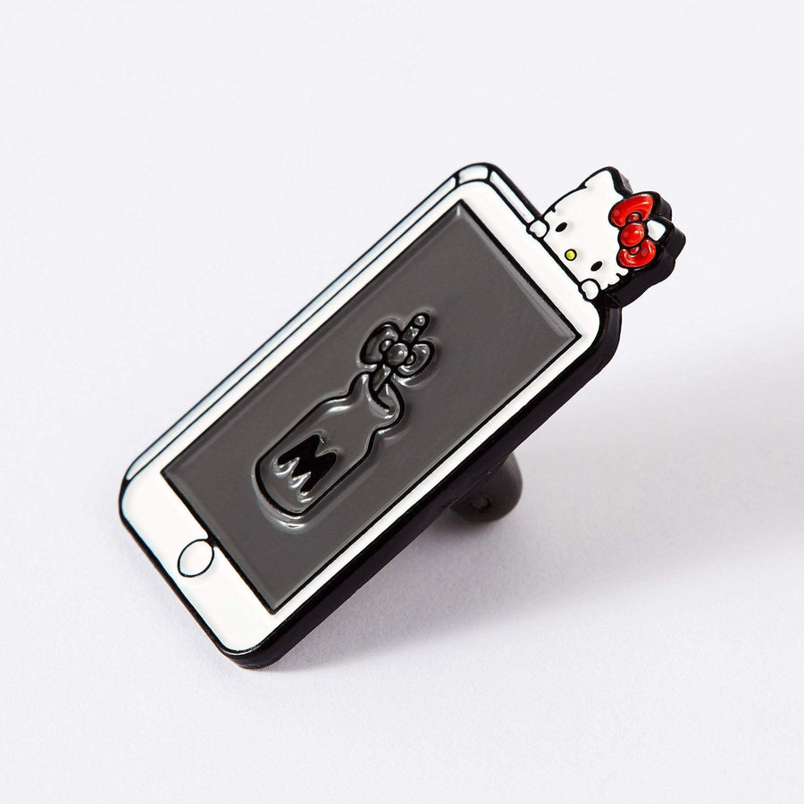 Hello Kitty Mobile Phone Enamel Pin