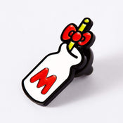 Hello Kitty x Punky Pins Milk Bottle Enamel Pin