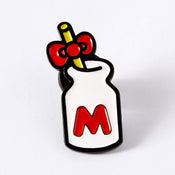 Hello Kitty x Punky Pins Milk Bottle Enamel Pin