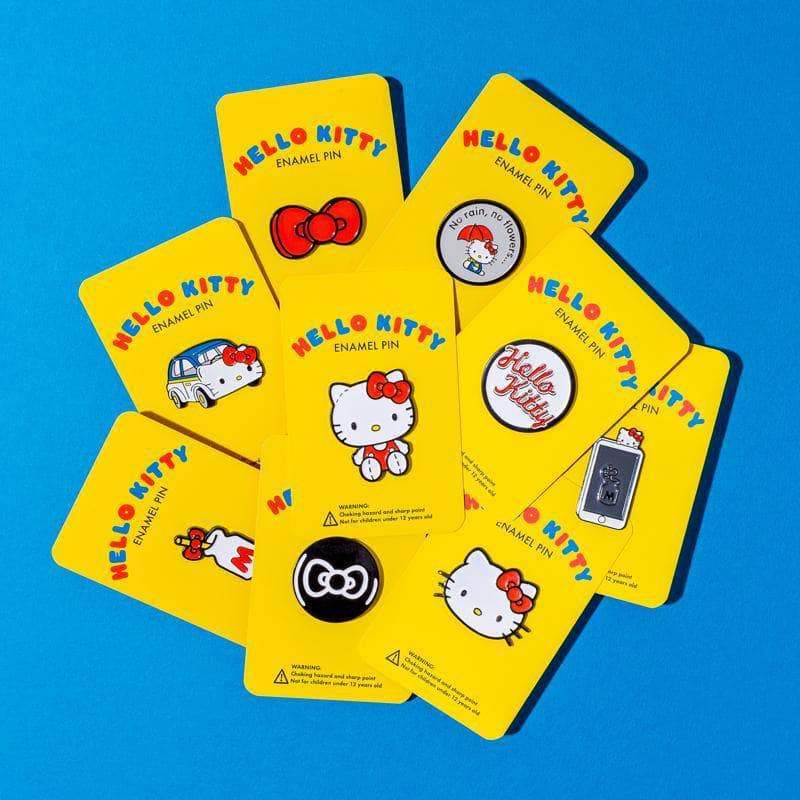 Hello Kitty x Punky Pins Monochrome Bow Enamel Pin