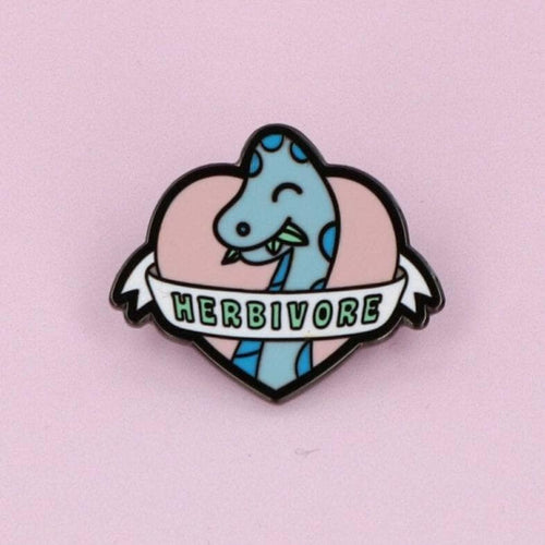 Herbivore Dinosaur Enamel Pin