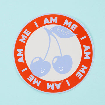 Punky Pins I Am Me Vinyl Sticker