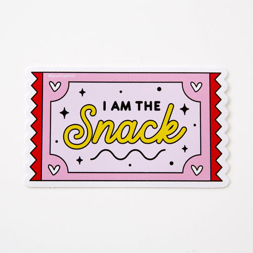 Punky Pins I am the Snack Vinyl Sticker