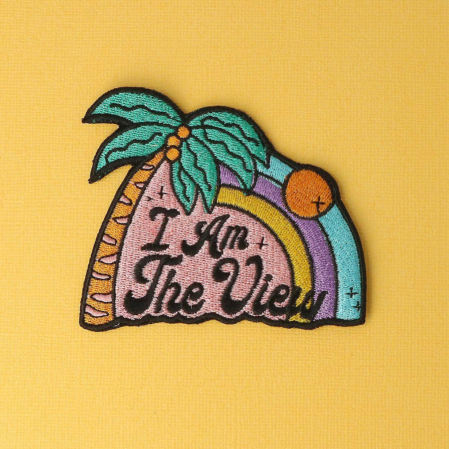 I Am The View Embroidered Iron On Patch