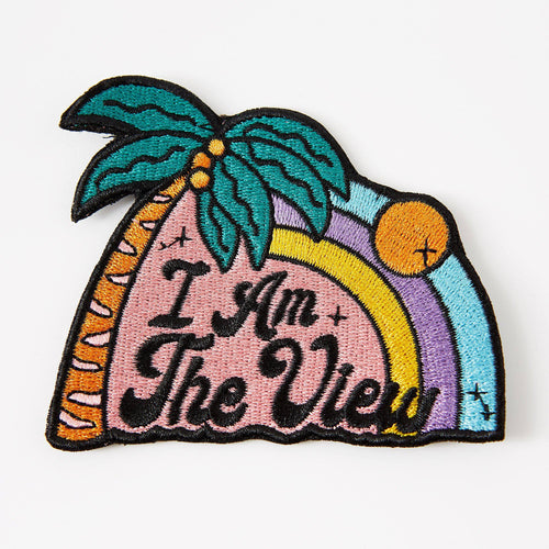 I Am The View Embroidered Iron On Patch