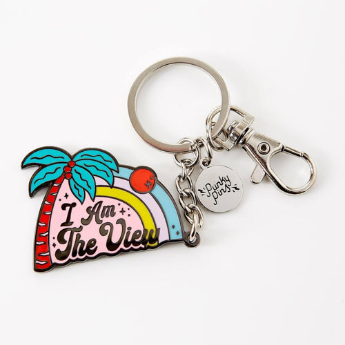 Punky Pins I am the View Enamel Keyring