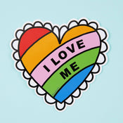 Punky Pins I Love Me Vinyl Sticker