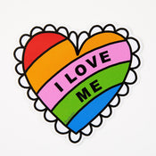 Punky Pins I Love Me Vinyl Sticker